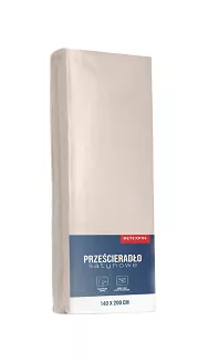 Prześcieradło Microsatyna Beżowe 220X200 Zg