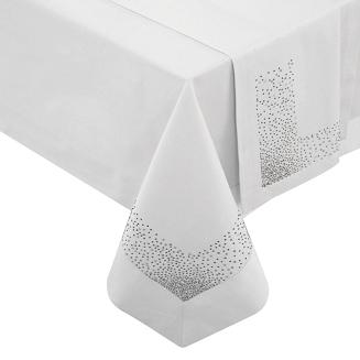 Obrus dekoracyjny MODERN 160x260 Eurofirany biały