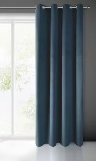 Zasłona gotowa na przelotkach PIERRE 140x250 Pierre Cardin Eurofirany granatowy
