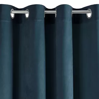 Zasłona gotowa na przelotkach PIERRE 140x250 Pierre Cardin Eurofirany granatowy