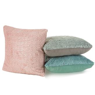 Poszewka dekoracyjna HAVANA 40x40 Design91 popielaty/srebrny