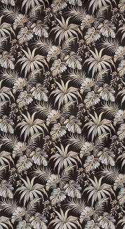 Zasłona gotowa na przelotkach MAGI 140x250 Eurofirany czarny/beżowy