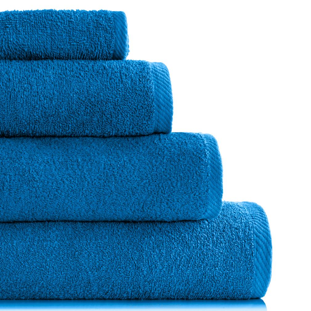 Ręcznik frotte Bari 70x140 gładki niebieski