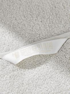 Ręcznik bawełniany LIBRE 70x140 jasnoszary z białą bizą