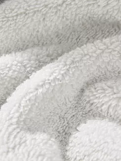 Ręcznik bawełniany LIBRE 70x140 jasnoszary z białą bizą