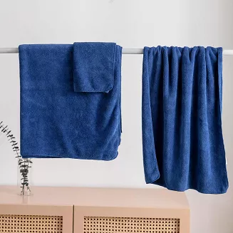 Ręcznik szybkoschnący z mikrofibry ACTIV 70x140 granatowy