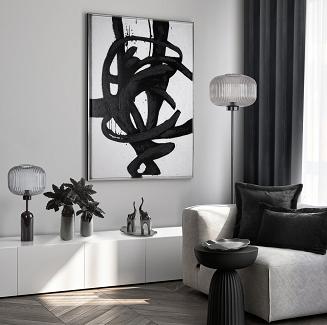 Poszewka dekoracyjna ELEGANT2 40x60 Eva Minge Eurofirany czarna szenilowa