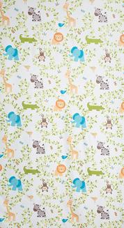 Zasłona gotowa na przelotkach JUNGLE 140x250 Eurofirany biały