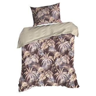 Pościel bawełniana RODOS 140x200 Design91 ciemnobrązowy