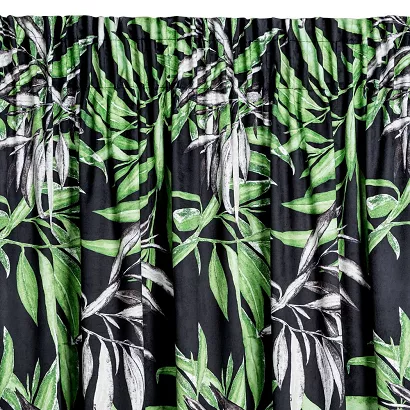 Zasłona gotowa na taśmie ZOJA 140x270 Pierre Cardin Eurofirany zielona gałązki