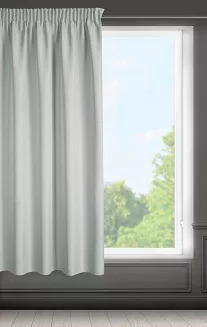 Zasłona gotowa na taśmie RITA 140x175 Eurofirany stalowy
