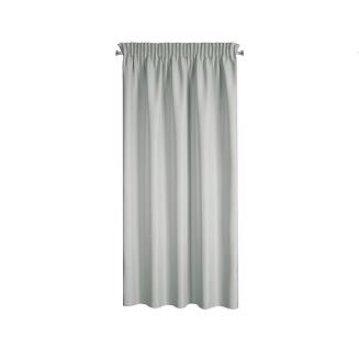 Zasłona gotowa na taśmie RITA 140x175 Eurofirany stalowy