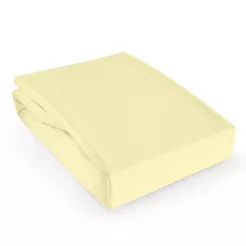 Prześcieradło ochronne z gumką jersey 180x200 Darymex kremowe