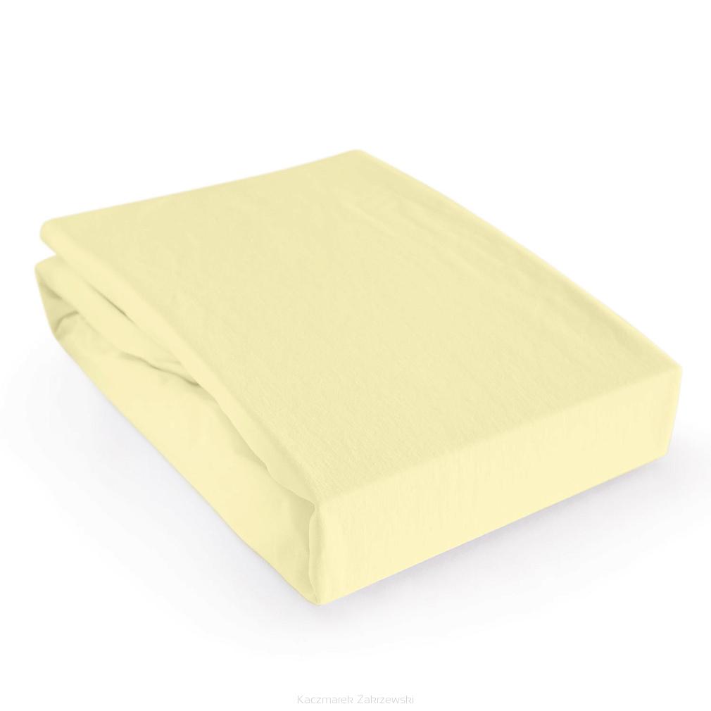 Prześcieradło ochronne z gumką jersey 180x200 Darymex kremowe