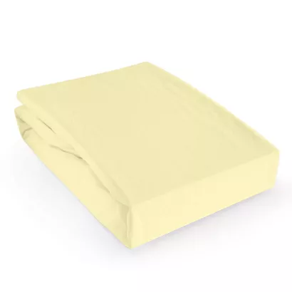 Prześcieradło ochronne z gumką jersey 180x200 Darymex kremowe