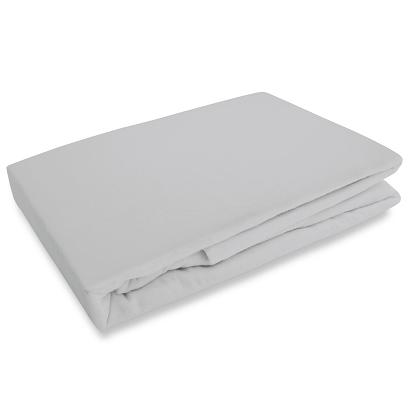 Prześcieradło flanelowe bez gumki 160x210 Darymex popielate