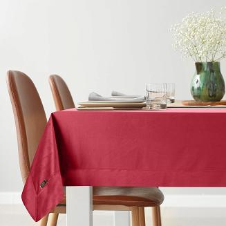 Obrus dekoracyjny VELVET 145x260 Eurofirany bordowy