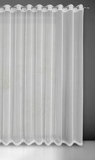 Firana gotowa na przelotkach NOELIA 300x250 Eurofirany biała