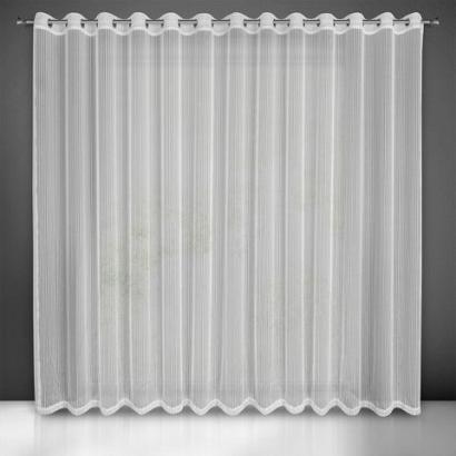 Firana gotowa na przelotkach NOELIA 300x250 Eurofirany biała