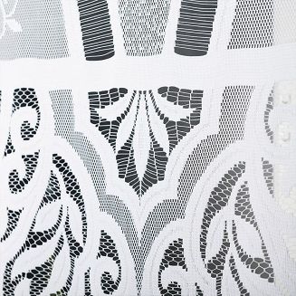 Firanka żakardowa gotowa na żabki RENATA 250x160 biała