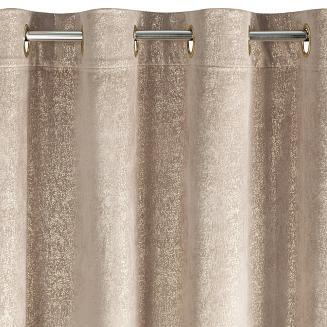 Zasłona gotowa na przelotkach BETHY 135x250 Eurofirany brązowy