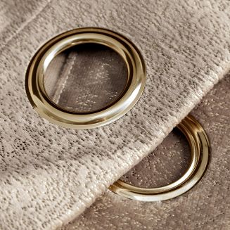 Zasłona gotowa na przelotkach BETHY 135x250 Eurofirany brązowy