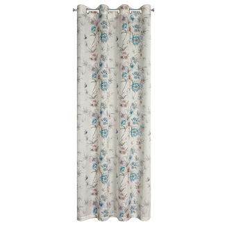 Zasłona gotowa na przelotkach IVY 140x250 Eurofirany naturalny