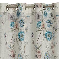 Zasłona gotowa na przelotkach IVY 140x250 Eurofirany naturalny