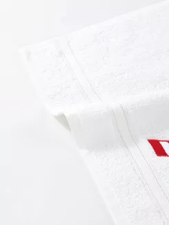 Świąteczny ręcznik bawełniany CANDYCANE 30x50 biały z haftem laski cukrowej