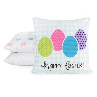 Poszewka dekoracyjna WIOSNA 45x45 Eurofirany niebieski