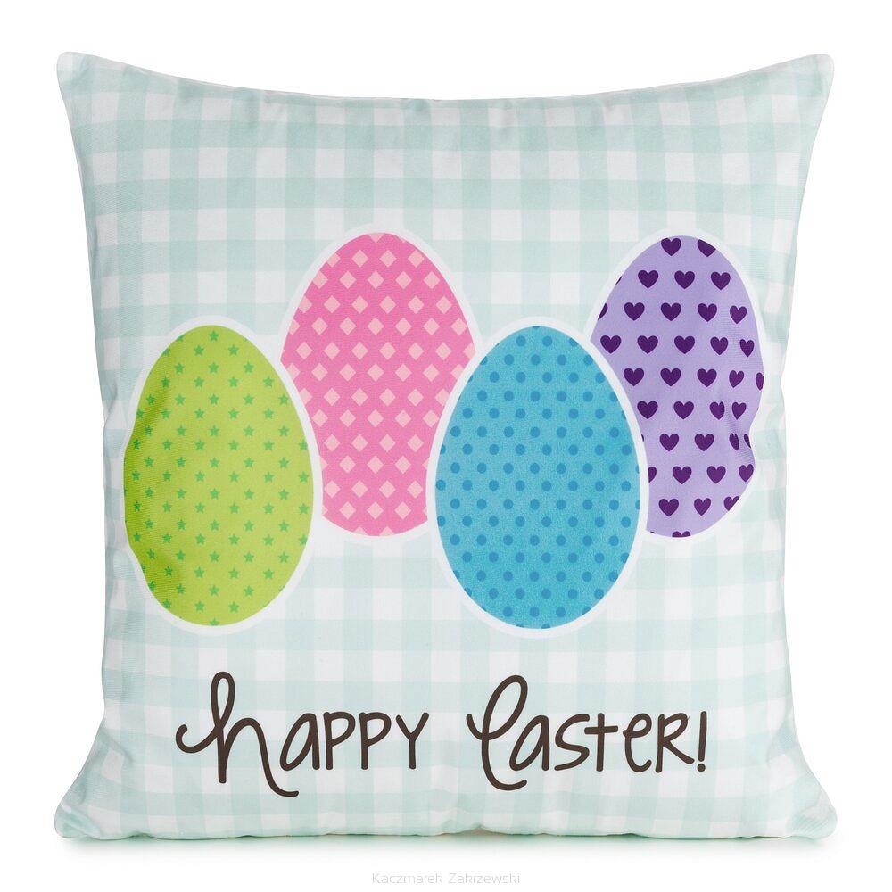 Poszewka dekoracyjna WIOSNA 45x45 Eurofirany niebieski