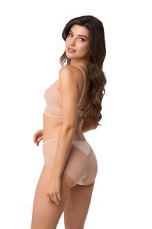 Figi damskie z koronką 209 beżowe