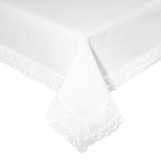 Obrus dekoracyjny NATALY 140x260 Eurofirany biały