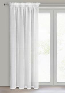 Firana gotowa na taśmie VANESA 140x270 Eurofirany biały
