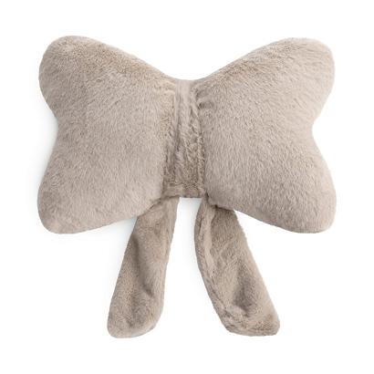 Poduszka dekoracyjna WIOSNA 37x30 Eurofirany jasnobeżowa uszata kokarda