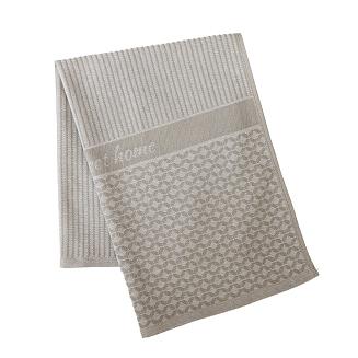 Ścierka kuchenna bawełna egipska SWEET HOME 50x70 geometryczny wzór beżowa