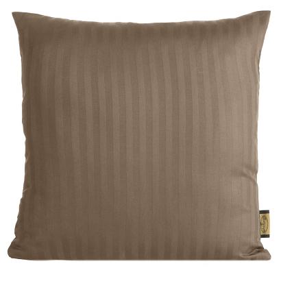 Poszewka satynowa VERA 40x40 Eurofirany brązowa w prążki