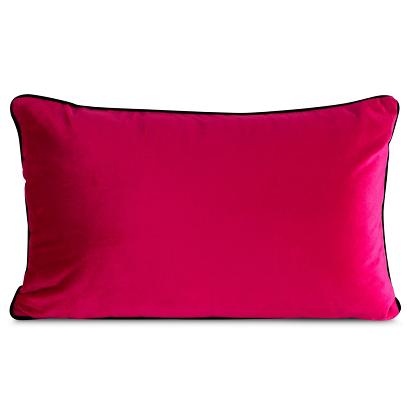 Poszewka dekoracyjna z wypełnieniem GAJA3 30x50 Eurofirany amarantowa z lamówką