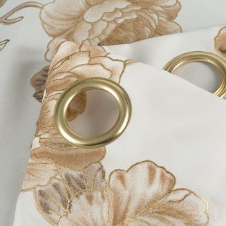 Zasłona gotowa na przelotkach AVANI 140x250 Eurofirany biały