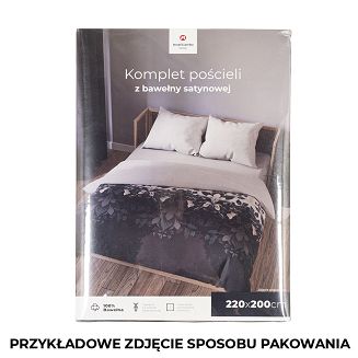 KELLY Komplet pościeli z bawełny satynowej 220x200cm 100090/SAT/000/220200/1