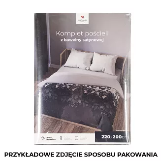 KELLY Komplet pościeli z bawełny satynowej 220x200cm 100090/SAT/000/220200/1