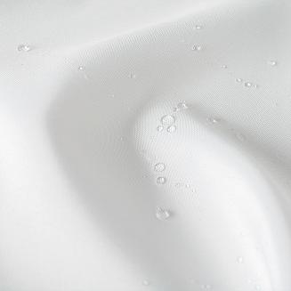 Zasłona gotowa na przelotkach GARDENIA 140x200 wodoodporna ogrodowa biała