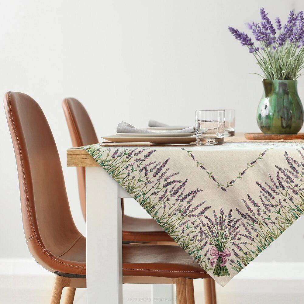 Obrus dekoracyjny 100x100 Eurofirany naturalny