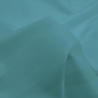 Poszewka satyna bambusowo-bawełniana STRIPE SEA TURQUOISE 50x60 Darymex jednokolorowa turkusowa