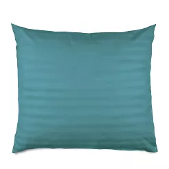 Poszewka satyna bambusowo-bawełniana STRIPE SEA TURQUOISE 50x60 Darymex jednokolorowa turkusowa