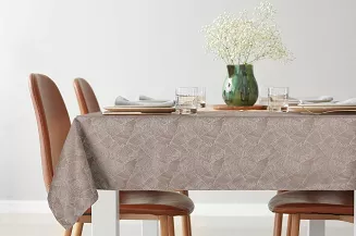 Obrus dekoracyjny ISLA 40x140 Eurofirany ciemnobeżowy