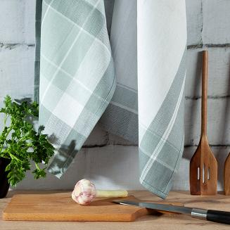 Komplet ścierek kuchennych 2 szt. MONA 50x70 Eurofirany grafitowy