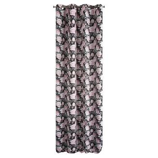 Zasłona gotowa na przelotkach BELLIS 140x250 Eurofirany fioletowy/jasnowrzosowy