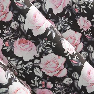 Zasłona gotowa na przelotkach BELLIS 140x250 Eurofirany fioletowy/jasnowrzosowy