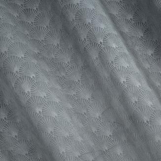 Zasłona gotowa na przelotkach JULIA 140x250 Eurofirany stalowy